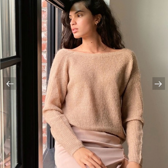 Aritzia Wilfred Front to Back Cardigan in Dusty Rose XS - Picture 3 of 9